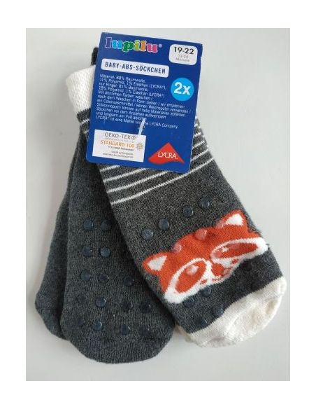 Socks Children's anti-slip terry Lupilu for crawling -Onoth (2 pairs) buy in online store