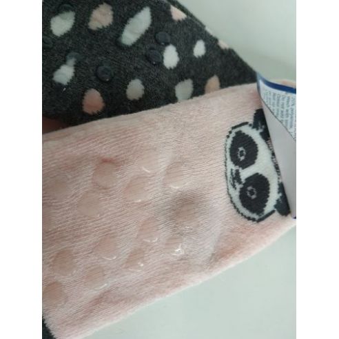 Socks Children's anti-slip terry Lupilu for crawling - a Panda (2 pairs) buy in online store