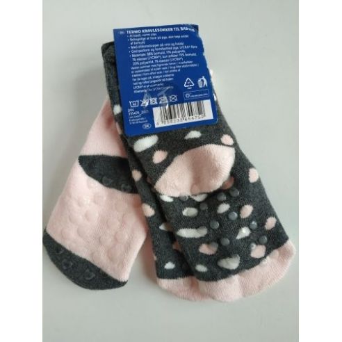 Socks Children's anti-slip terry Lupilu for crawling - a Panda (2 pairs) buy in online store