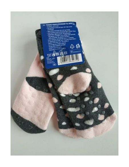 Socks Children's anti-slip terry Lupilu for crawling - a Panda (2 pairs) buy in online store