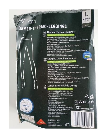 Esmara thermolates with fleece - gray buy in online store Esmara thermolates with fleece - gray buy in online store