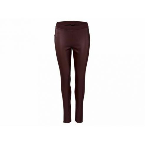 Jagins (Jegging) Esmara - burgundy with leather insert buy in online store