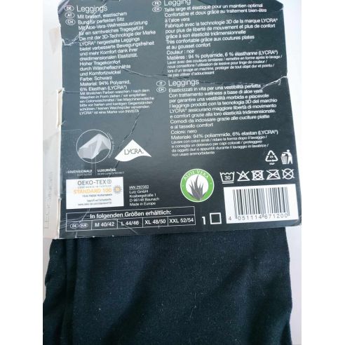 Kapron lenses 80 DEN - XXL (52/54) Black buy in online store