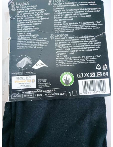 Kapron lenses 80 DEN - XXL (52/54) Black buy in online store