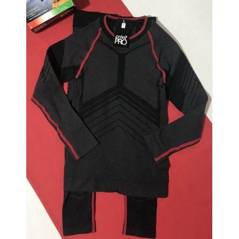 Term underwear CRIVIT density - black with red buy in online store