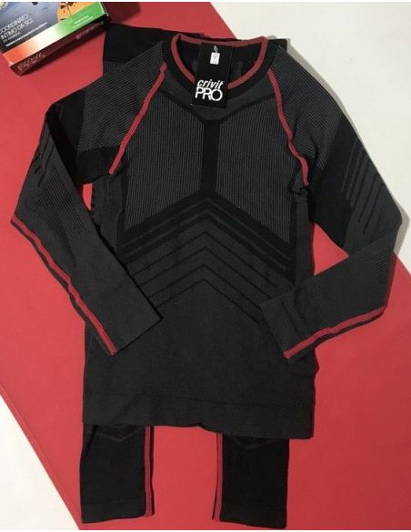 Term underwear CRIVIT density - black with red buy in online store