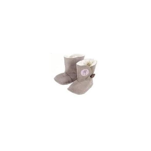 Leather booties Lupilu on fur (genuine suede and sheepskin) Size 18/19 buy in online store