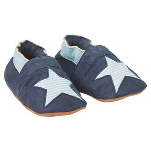 Leather booties impidimpi star size 0-6 months buy in online store