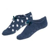 Socks plush anti-slipseather Esmara blue size 39-42 (2pcs) buy in online store