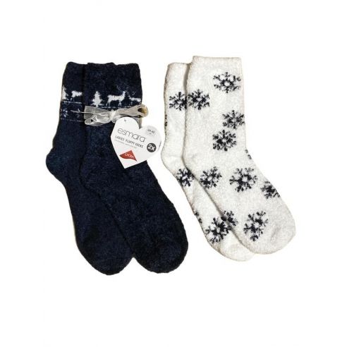 Socks Plush Esmara Blue Size 35-38 (Pack 2pcs) buy in online store