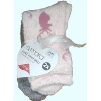 Socks Plush Esmara Pink Size 39-42 (Packaging 2pcs) buy in online store