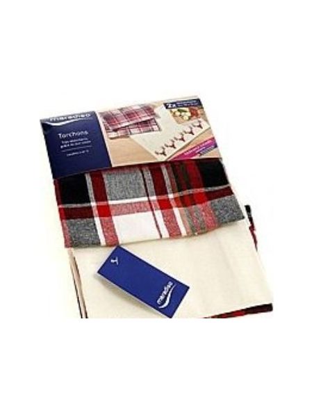 Kitchen Towels Meradiso 50 * 70cm - Cage (Packaging 2pcs) buy in online store