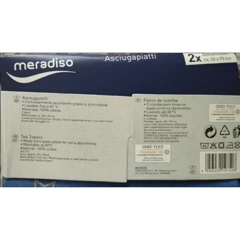 Kitchen Towels Meradiso 50 * 70cm - Stars (Packaging 2pcs) buy in online store