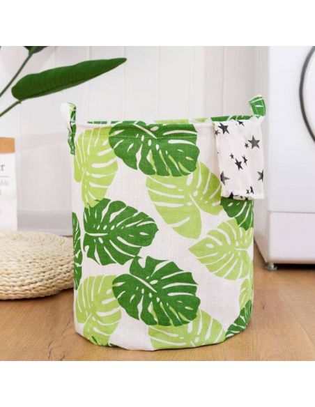 Basket A large for cotton toys (without tightening) - Banana leaf buy in online store Basket A large for cotton toys (without tightening) - Banana leaf buy in online store