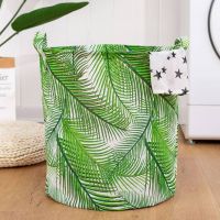 Basket is a large for cotton toys (without tightening) - fern leaf buy in online store