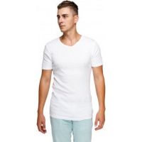 Men's Basic Liverge T-shirt (Germany) V-neckline - Size 3XL, White buy in online store 2