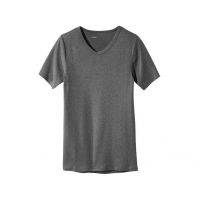 Men's Basic Liverge T-shirt (Germany) V-neckline - Size 3XL, Dark Gray buy in online store 2