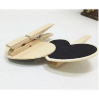 Chalk price tag, tree knob pinhead heart - on a chopstick 10pcs buy in online store 2