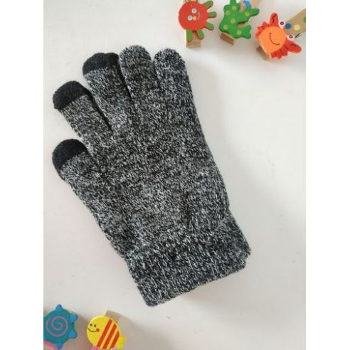 Gloves for touch screens - gray buy in online store