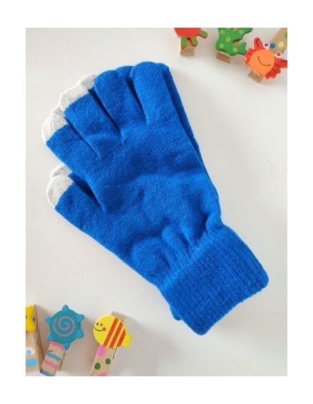 Gloves for touch screens - blue buy in online store Gloves for touch screens - blue buy in online store