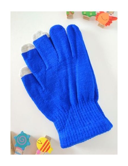 Gloves for touch screens - blue buy in online store Gloves for touch screens - blue buy in online store