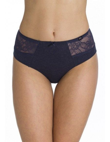Women's Bikini Panties High Key LPC 265 B20 - Dark Blue buy in online store Women's Bikini Panties High Key LPC 265 B20 - Dark Blue buy in online store