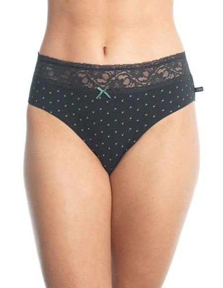 Women's Bikini Panties High Key LPC 955 A20 - Black buy in online store Women's Bikini Panties High Key LPC 955 A20 - Black buy in online store