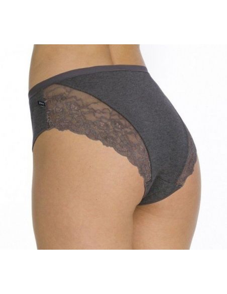 Bikini Panties High Key LPC 235 B20 - Dark Gray buy in online store Bikini Panties High Key LPC 235 B20 - Dark Gray buy in online store