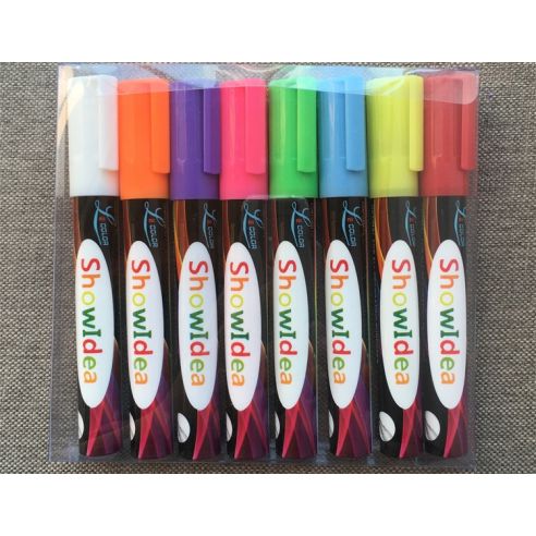Cretaceous marker on water based Showidea 4mm - Set of 8 colors buy in online store