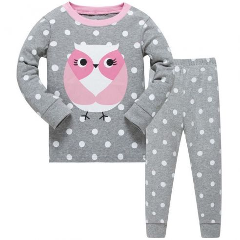 Children's pajamas HK Fabeao Baby Aircraft - Owl gray from 3 to 8 years buy in online store