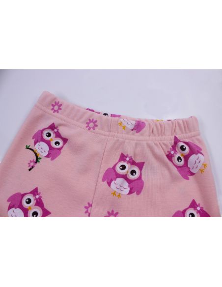 Children's Pajamas HK Fabeao Baby Aircraft - Owl Pink from 3 to 8 years buy in online store