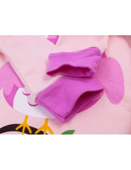 Children's Pajamas HK Fabeao Baby Aircraft - Owl Pink from 3 to 8 years buy in online store