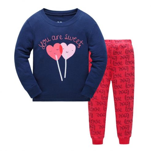 Children's pajamas HK FABEAO BABY AIRCRAFT - Heart from 6 to 7 years buy in online store