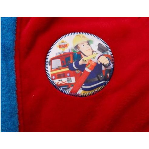 Children's robe from fluffy microfiber Disney Fireman SAM - 110/116 buy in online store