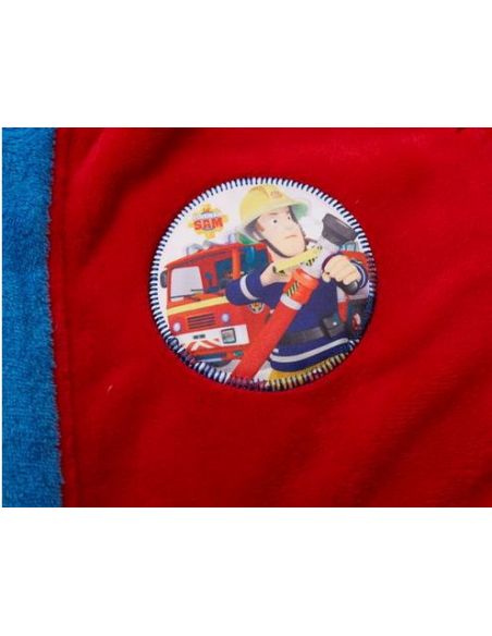 Children's robe from fluffy microfiber Disney Fireman SAM - 110/116 buy in online store