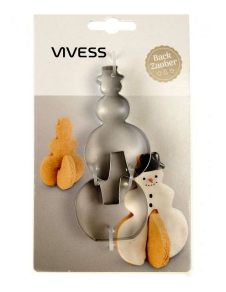 Cutting for VIVESS Dough - 3D Snowman buy in online store
