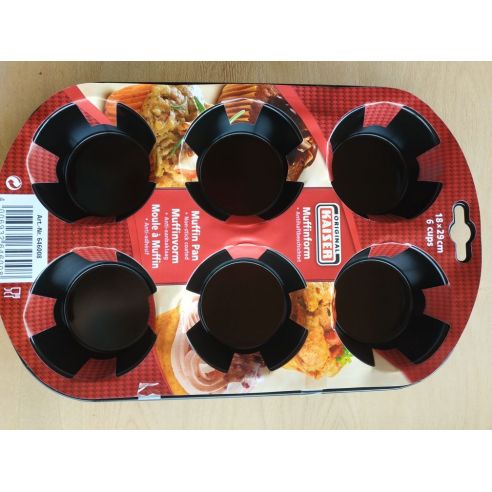 Form for baking cupcakes, Muffins, Kaiser Capps for 6 servings buy in online store