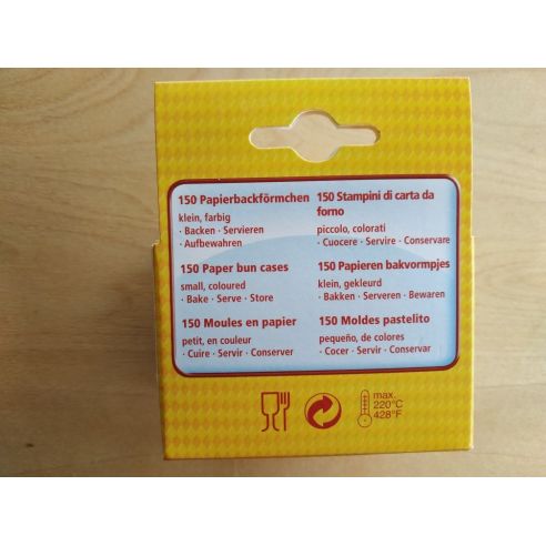 Paper shapes for baking cupcakes, Muffins, 150 pcs, Kaiser buy in online store