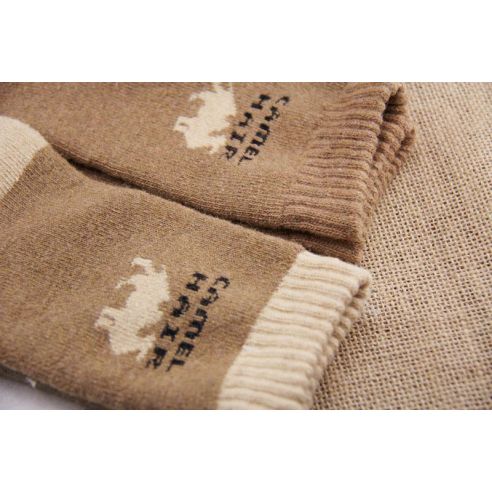 Socks from camel wool terry XXL - 40-44 size buy in online store
