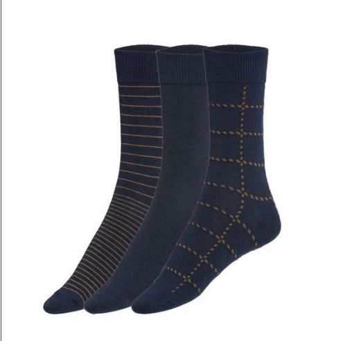 Men's socks Liverge (3 pairs) 43-46 blue buy in online store