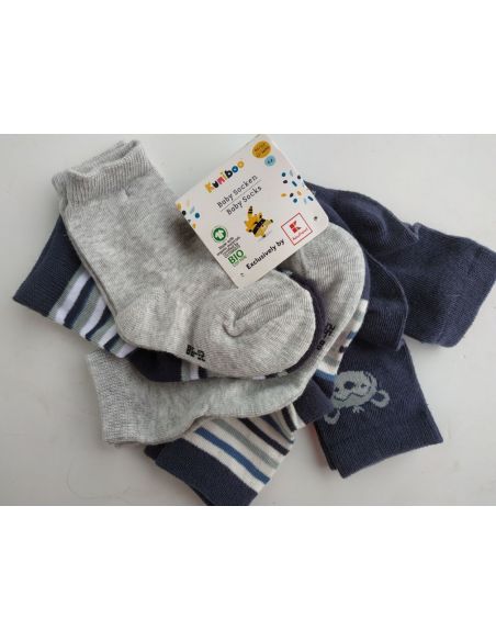 Kuniboo socks blue 6pcs size 62/68 buy in online store