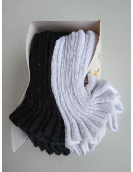 Kuniboo socks black and white 10pcs size 23/26 buy in online store
