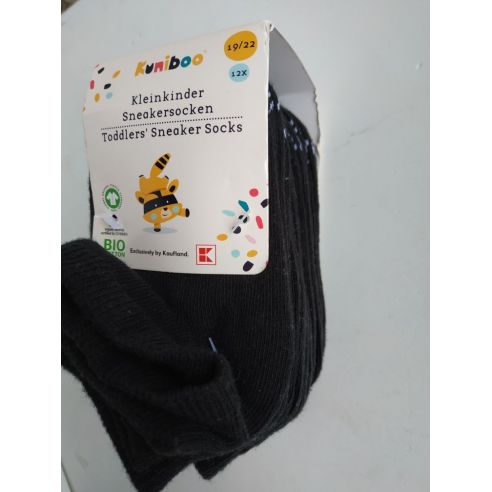 Socks Kuniboo Black 12pcs Size 19/22 buy in online store