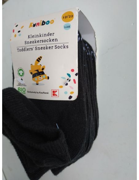 Socks Kuniboo Black 12pcs Size 19/22 buy in online store