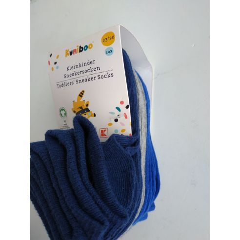 Kuniboo socks gray-blue 10pcs size 23/26 buy in online store