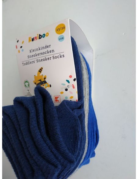 Kuniboo socks gray-blue 10pcs size 23/26 buy in online store