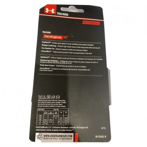 Socks Under Armor Training Heatgear - Gray Size MD (36-41) buy in online store