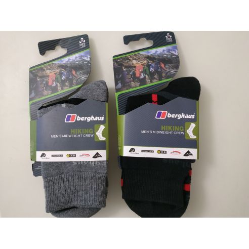 Tronoscale Berghaus Men's Hiking Midweight Crew Sock - Size 39-43 buy in online store