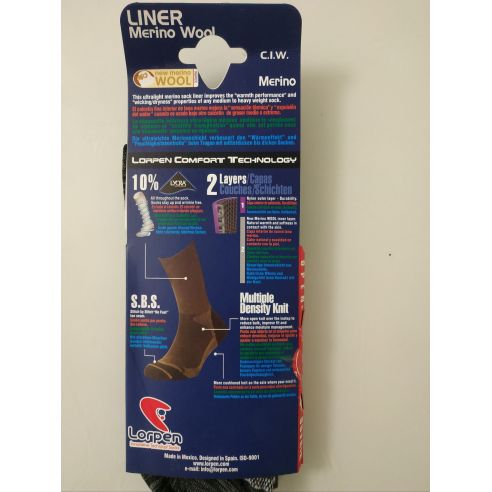 Termones Lorpen CIW Liner Merino Wool Size 39-42 buy in online store