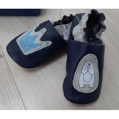 Leather booties Lupilu Blue Bear - Size 16/17 buy in online store